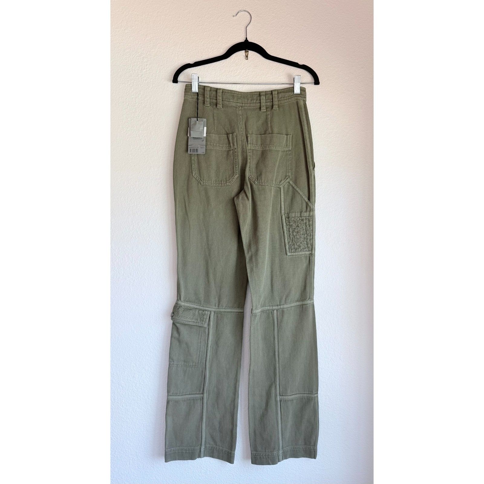 Zadig & Voltaire Pepper Trousers Cargo Pants Nwt Fr34 (Us 2) Cypress Green Khaki — image 8 of 8